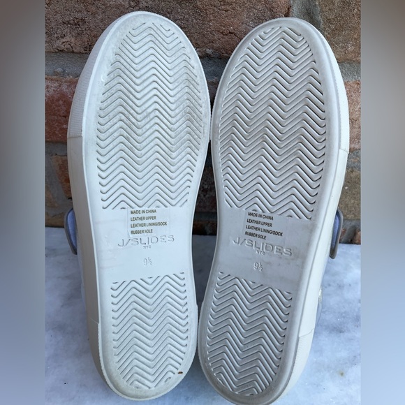 J Slides Metallic Silver Platform Sneaker Women's Size 9.5 - Picture 5 of 6
